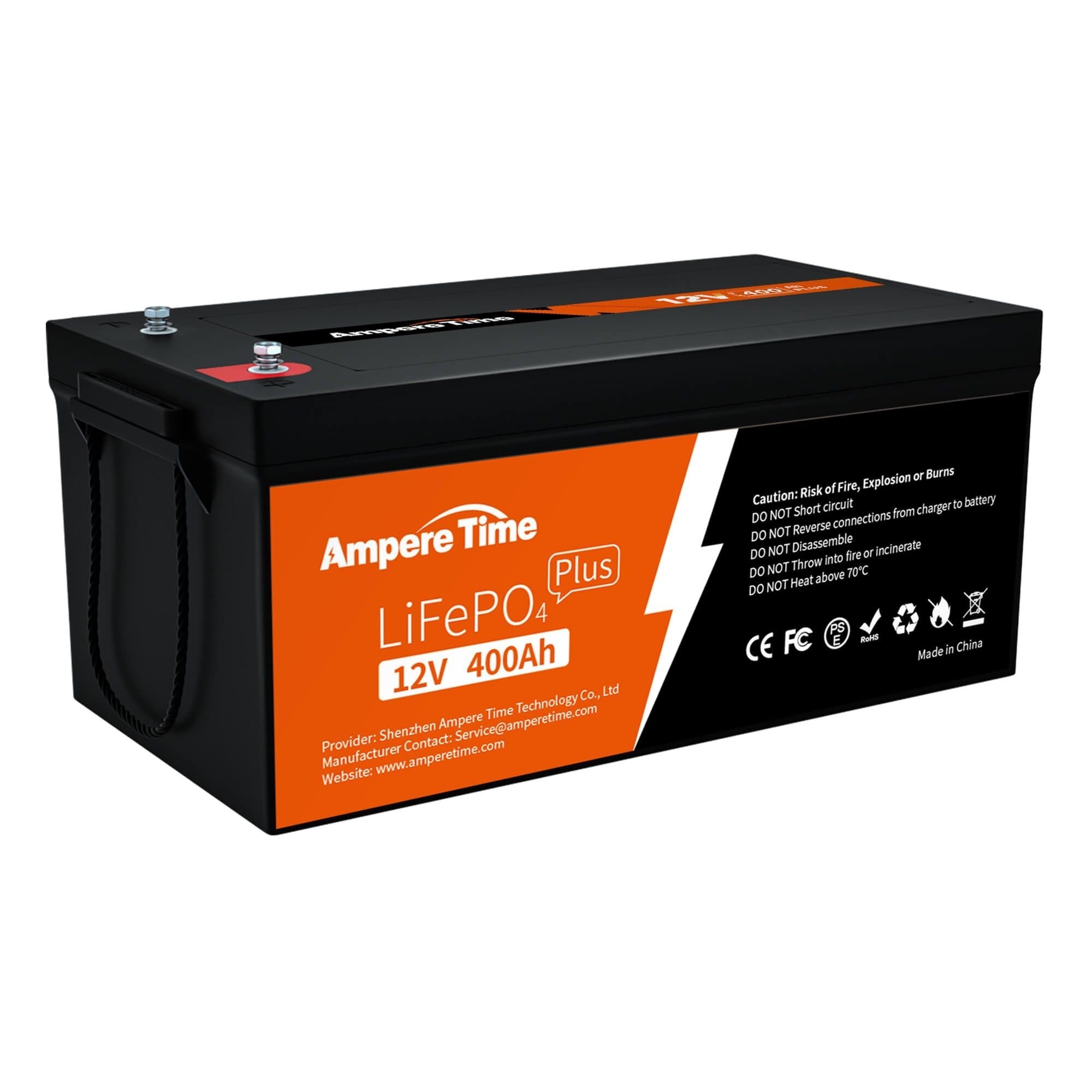Ampere Time 12V 400Ah Lithium LiFePO4 Battery Ampere Time